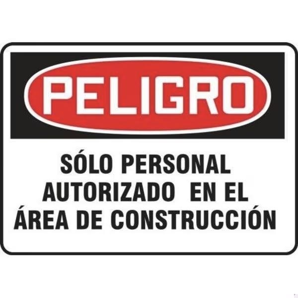 Accuform OSHA DANGER Safety Sign CONSTRUCTIO SHMCRT134VA - main